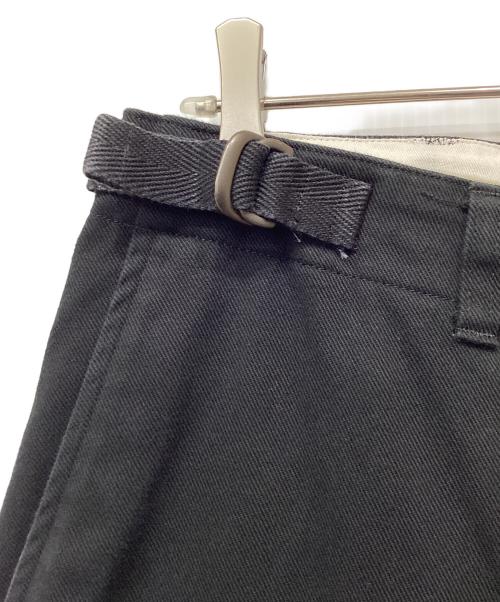 MARKA（マーカ）MARKA (マーカ) SIDE ADJUST TROUSERS ORGANIC COTTON DRILL ブラック サイズ:2の古着・服飾アイテム