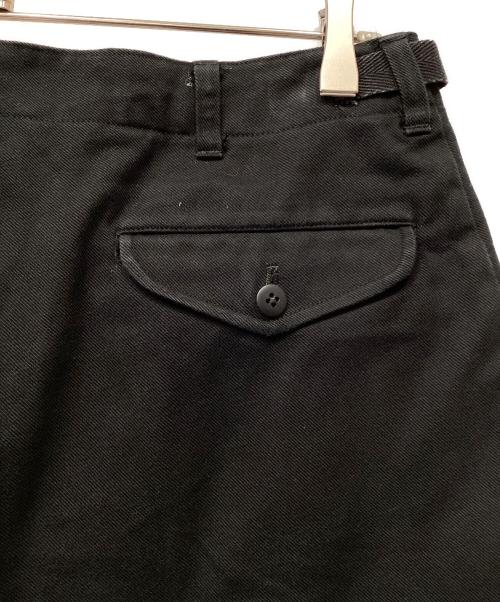 MARKA（マーカ）MARKA (マーカ) SIDE ADJUST TROUSERS ORGANIC COTTON DRILL ブラック サイズ:2の古着・服飾アイテム