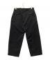 MARKA (マーカ) SIDE ADJUST TROUSERS ORGANIC COTTON DRILL ブラック サイズ:2：7000円