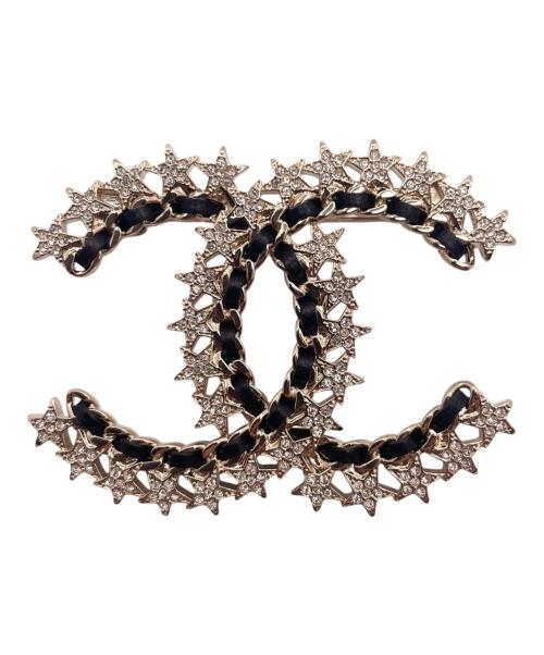 CHANEL（シャネル）CHANEL (シャネル) ココマーク スター モチーフ ブローチの古着・服飾アイテム