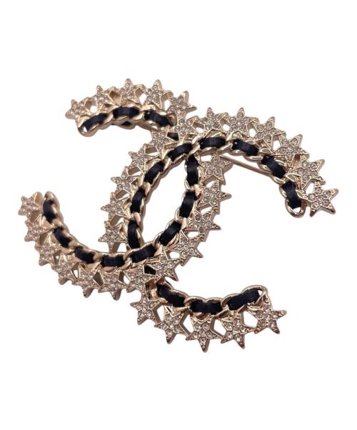 CHANEL（シャネル）CHANEL (シャネル) ココマーク スター モチーフ ブローチの古着・服飾アイテム
