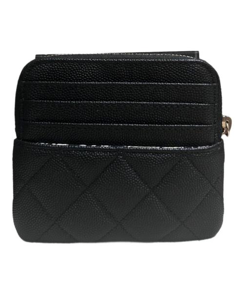 CHANEL（シャネル）CHANEL (シャネル) ココマークマトラッセコインケース ブラック サイズ:‐の古着・服飾アイテム