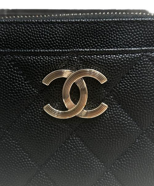 CHANEL（シャネル）CHANEL (シャネル) ココマークマトラッセコインケース ブラック サイズ:‐の古着・服飾アイテム