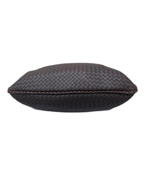 BOTTEGA VENETA（ボッテガベネタ）BOTTEGA VENETA (ボッテガベネタ) イントレチャート レザーワンショルダーバッグ ブラウンの古着・服飾アイテム