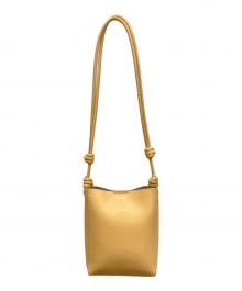 JIL SANDER（ジルサンダー）の古着「レザーショルダーバッグ」｜オレンジ