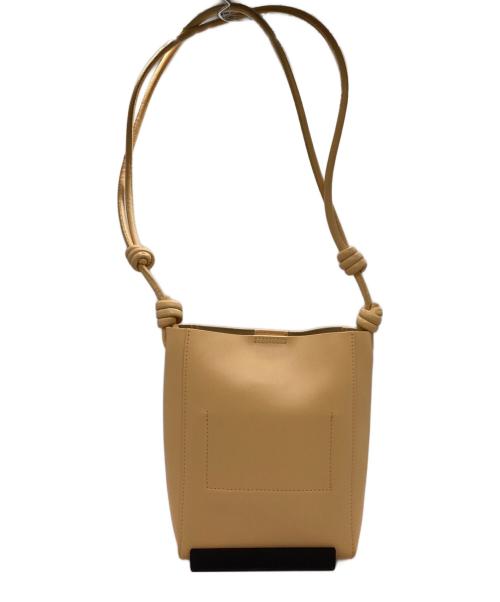 JIL SANDER（ジルサンダー）JIL SANDER (ジルサンダー) レザーショルダーバッグ オレンジ サイズ:下記参照の古着・服飾アイテム