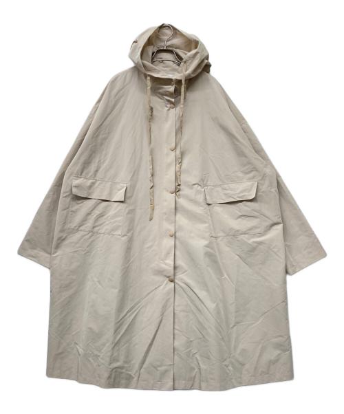bilitis dix-sept ans（ビリティスディセッタン）bilitis dix-sept ans (ビリティスディセッタン) Hooded Big Coat ベージュ サイズ:36の古着・服飾アイテム