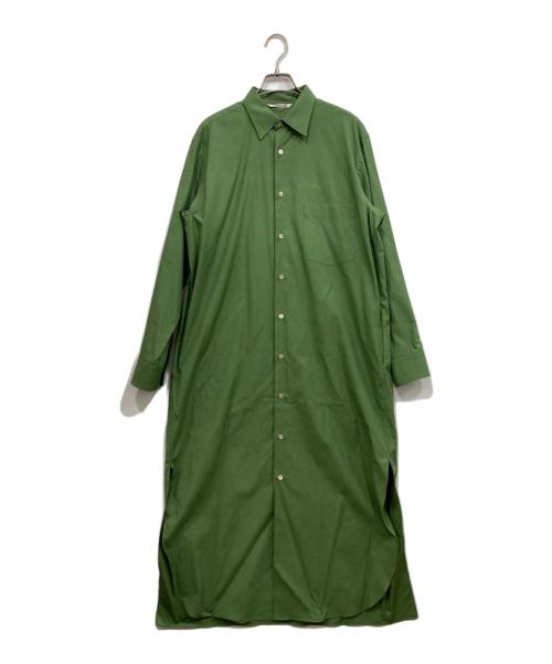 AURALEE（オーラリー）AURALEE (オーラリー) WASHED FINX TWILL ONE-PIECE グリーン サイズ:1の古着・服飾アイテム