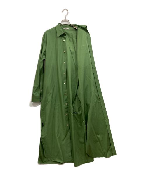 AURALEE（オーラリー）AURALEE (オーラリー) WASHED FINX TWILL ONE-PIECE グリーン サイズ:1の古着・服飾アイテム