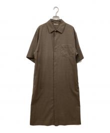 AURALEE（オーラリー）の古着「TROPICAL WOOL ONE‐PIECE」｜ブラウン