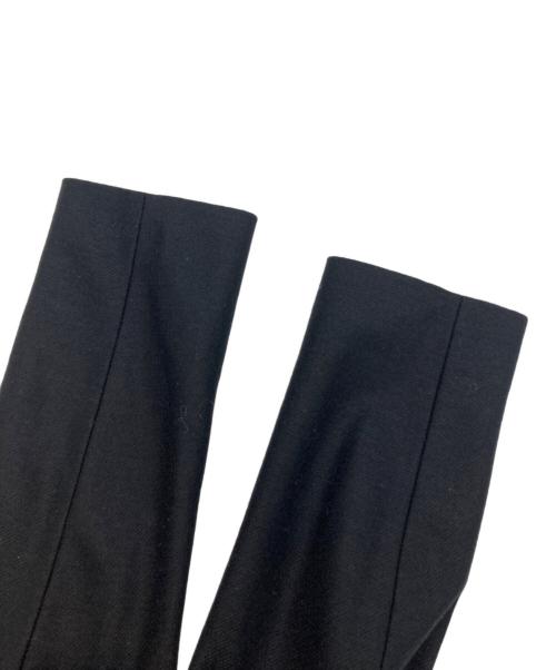 ANAYI（アナイ）ANAYI (アナイ) ツイルジャージペプラムジャケット ネイビー サイズ:36の古着・服飾アイテム