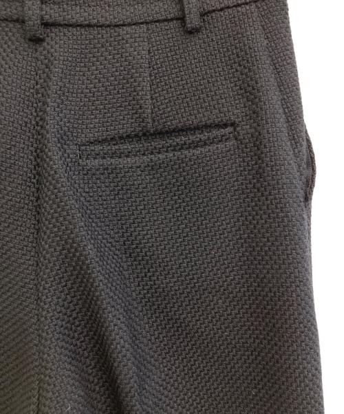 ANAYI（アナイ）ANAYI (アナイ) ウールプリペラワイドパンツ ネイビー サイズ:36の古着・服飾アイテム