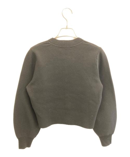 ANAYI（アナイ）ANAYI (アナイ) メリノウールビジューカーディガン ブラック サイズ:38の古着・服飾アイテム