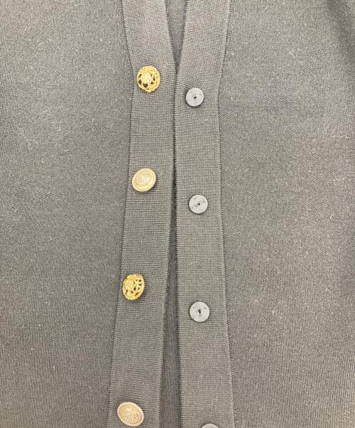 ANAYI（アナイ）ANAYI (アナイ) メリノウールビジューカーディガン ブラック サイズ:38の古着・服飾アイテム