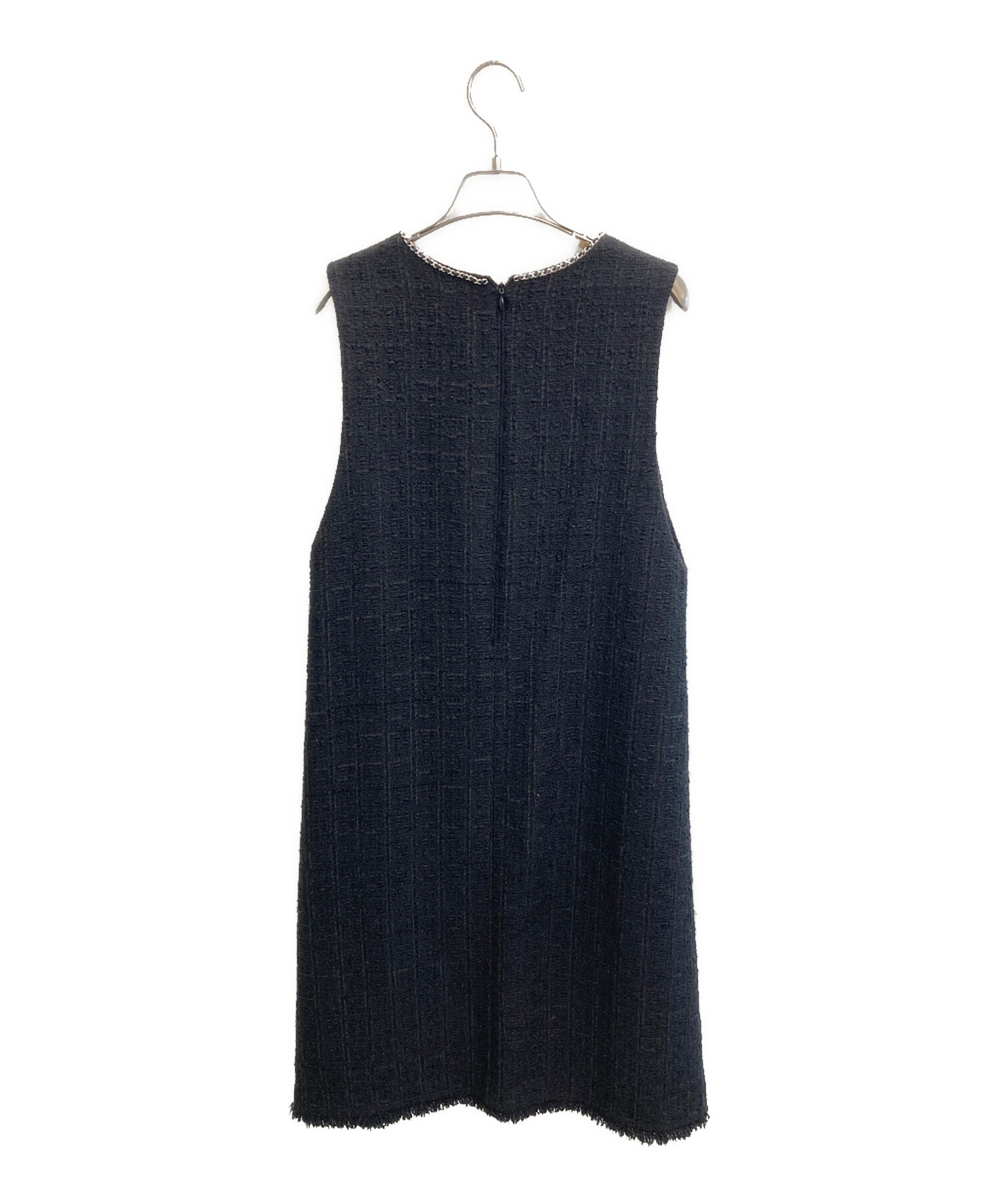 アナイ 36 チェックツィードジャンパー スカート