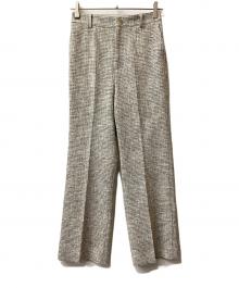 ANAYI（アナイ）の古着「ブッチャーツイードパンツ」｜ホワイト