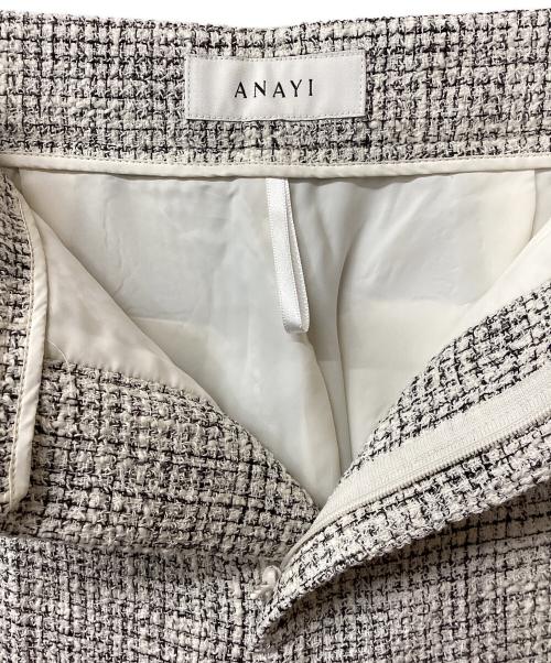 ANAYI（アナイ）ANAYI (アナイ) ブッチャーツイードパンツ ホワイト サイズ:36 未使用品の古着・服飾アイテム