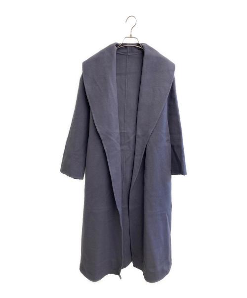 ANAYI（アナイ）ANAYI (アナイ) シャルムリバーショールロングコート ブルー サイズ:36 未使用品の古着・服飾アイテム