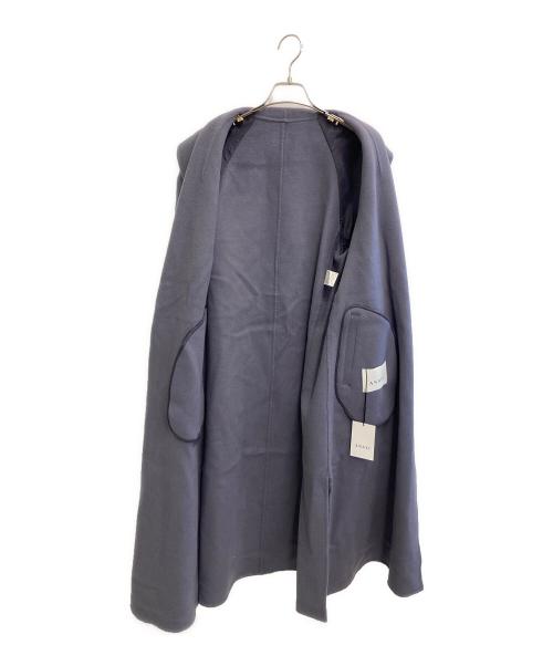 ANAYI（アナイ）ANAYI (アナイ) シャルムリバーショールロングコート ブルー サイズ:36 未使用品の古着・服飾アイテム