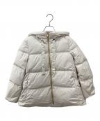 ANAYIアナイ）の古着「ポリエステルタフタAラインダウンコート」｜アイボリー