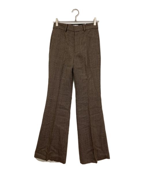 Lisiere（リジェール）Lisiere (リジェール) ヨリモクVintage Flare Pants ブラウン サイズ:36 未使用品の古着・服飾アイテム