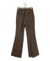 Lisiere (リジェール) ヨリモクVintage Flare Pants ブラウン サイズ:36 未使用品：14000円