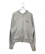 Americanaアメリカーナ）の古着「裏毛サーマル ジップパーカー」｜グレー