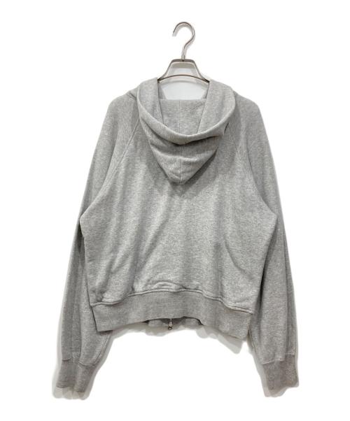 Americana（アメリカーナ）Americana (アメリカーナ) 裏毛サーマル ジップパーカー グレー サイズ:Freeの古着・服飾アイテム