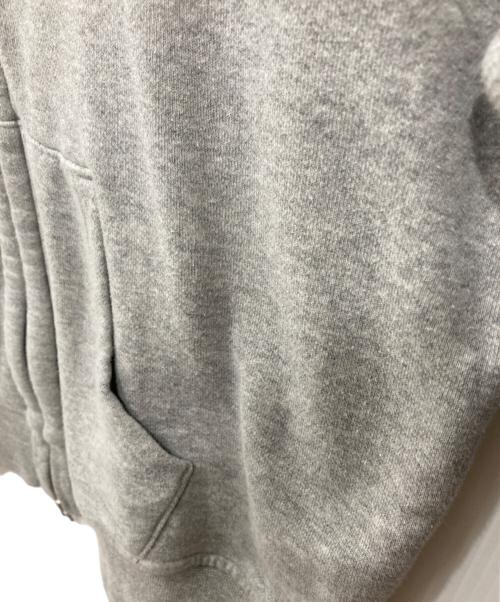 Americana（アメリカーナ）Americana (アメリカーナ) 裏毛サーマル ジップパーカー グレー サイズ:Freeの古着・服飾アイテム