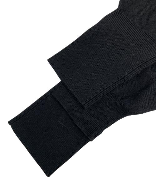 ENFOLD（エンフォルド）ENFOLD (エンフォルド) BIG-BUTTON SHORT-CARDIGAN ブラック サイズ:38の古着・服飾アイテム