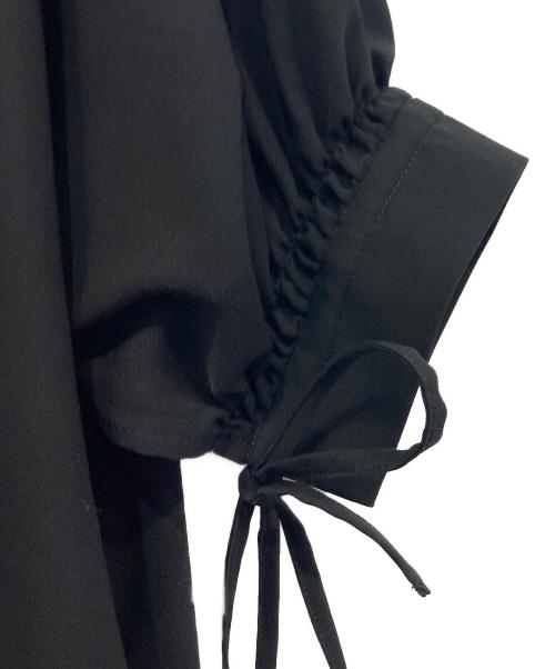 ENFOLD（エンフォルド）ENFOLD (エンフォルド) ComfortableTwill BIGシルエットDRESS ブラック サイズ:36の古着・服飾アイテム