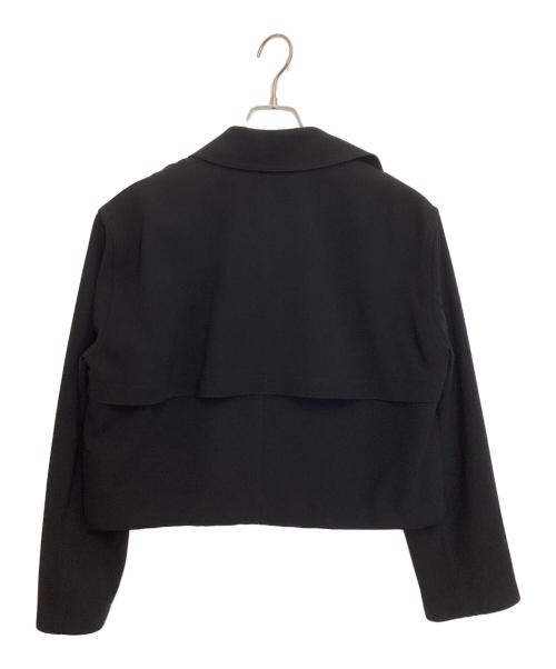 theory（セオリー）theory (セオリー) Admiral Crepe OS Crop Trench ブラック サイズ:Sの古着・服飾アイテム