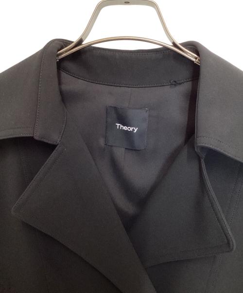 theory（セオリー）theory (セオリー) Admiral Crepe OS Crop Trench ブラック サイズ:Sの古着・服飾アイテム