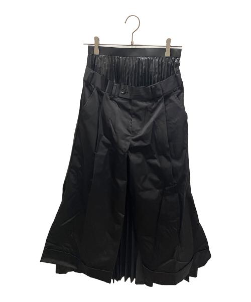 JUNYA WATANABE COMME des GARCONS（(ジュンヤワタナベ コムデギャルソン）JUNYA WATANABE COMME des GARCONS ((ジュンヤワタナベ コムデギャルソン) SATIN PANTS ブラック サイズ:xsの古着・服飾アイテム