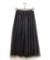 BALLSEY (ボールジィ) シフォンチュール ギャザーレイヤードスカート ブラック サイズ:34 未使用品：9000円