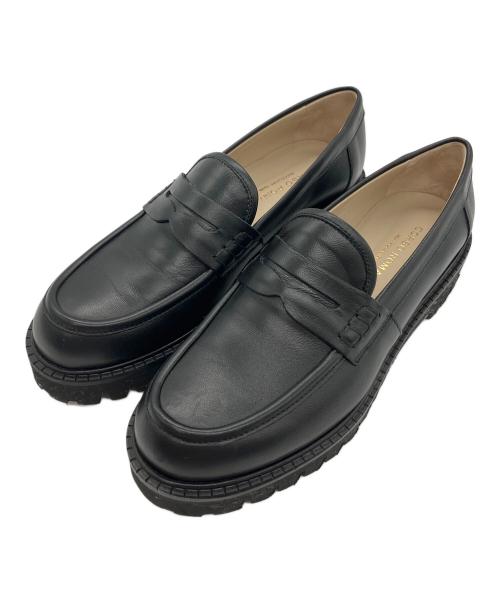 CORSO ROMA 9（コルソローマノーヴェ）CORSO ROMA 9 (コルソローマノーヴェ) プレーンローファー ブラック サイズ:37の古着・服飾アイテム