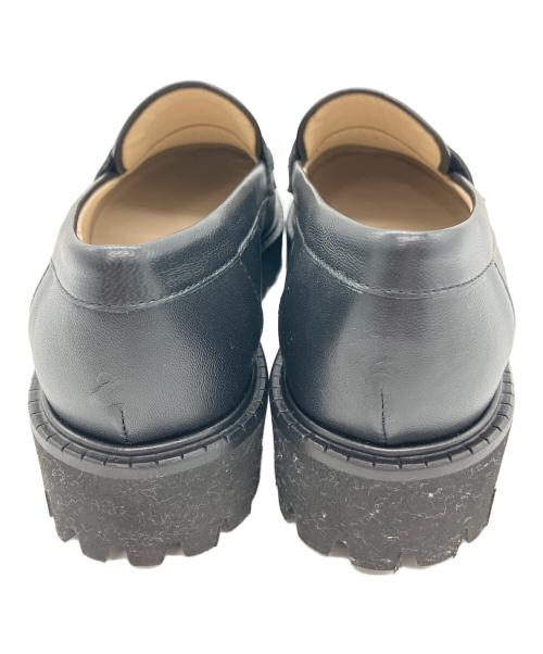 CORSO ROMA 9（コルソローマノーヴェ）CORSO ROMA 9 (コルソローマノーヴェ) プレーンローファー ブラック サイズ:37の古着・服飾アイテム