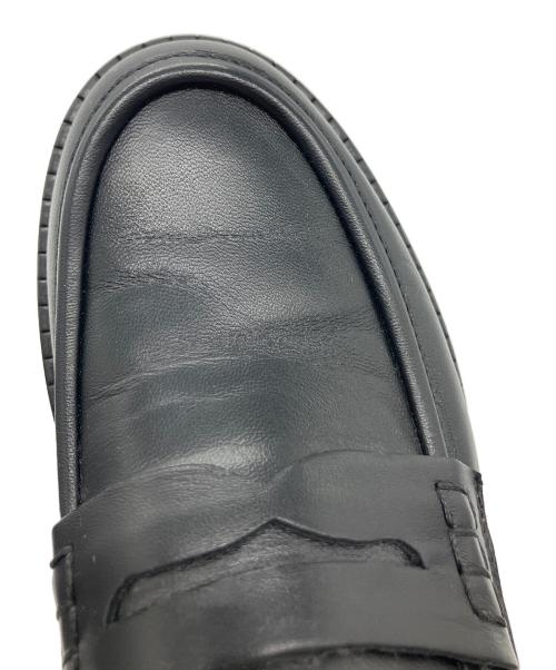 CORSO ROMA 9（コルソローマノーヴェ）CORSO ROMA 9 (コルソローマノーヴェ) プレーンローファー ブラック サイズ:37の古着・服飾アイテム