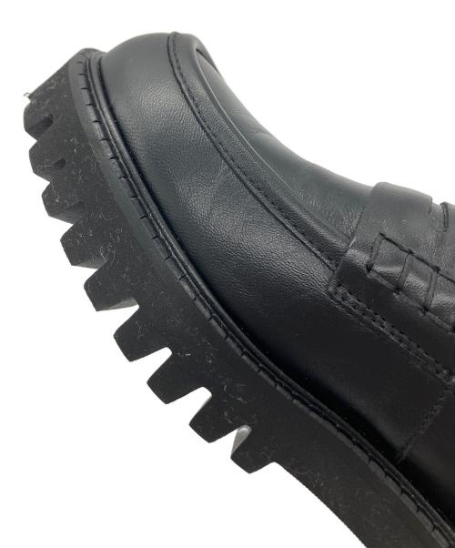 CORSO ROMA 9（コルソローマノーヴェ）CORSO ROMA 9 (コルソローマノーヴェ) プレーンローファー ブラック サイズ:37の古着・服飾アイテム