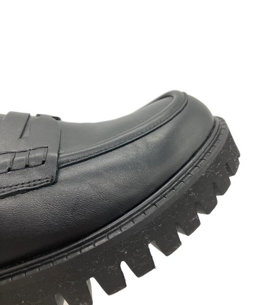 CORSO ROMA 9（コルソローマノーヴェ）CORSO ROMA 9 (コルソローマノーヴェ) プレーンローファー ブラック サイズ:37の古着・服飾アイテム