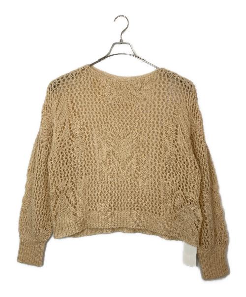Mame Kurogouchi（マメクロゴウチ）Mame Kurogouchi (マメクロゴウチ) Botanical Pattern Knitted Lame ベージュ サイズ:3の古着・服飾アイテム