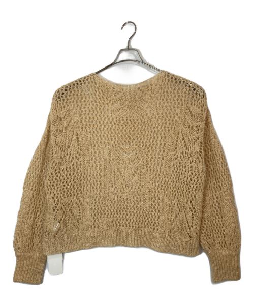 Mame Kurogouchi（マメクロゴウチ）Mame Kurogouchi (マメクロゴウチ) Botanical Pattern Knitted Lame ベージュ サイズ:3の古着・服飾アイテム