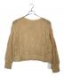 Mame Kurogouchi（マメクロゴウチ）の古着「Botanical Pattern Knitted Lame」｜ベージュ