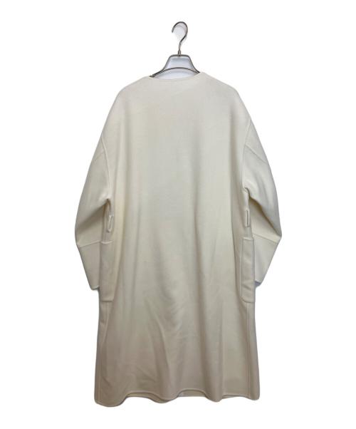 FRAY ID（フレイ アイディー）FRAY ID (フレイ アイディー) super140'sウールリバーコート アイボリー サイズ:１ 未使用品の古着・服飾アイテム
