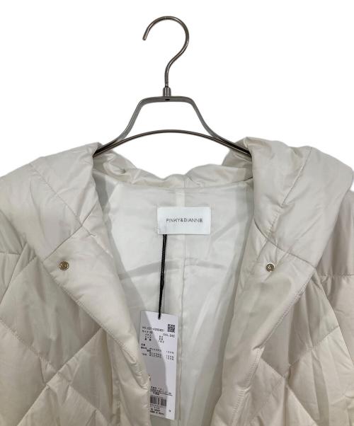 Pinky & Dianne（ピンキーアンドダイアン）Pinky & Dianne (ピンキーアンドダイアン) キルティングショートコート アイボリー サイズ:38の古着・服飾アイテム