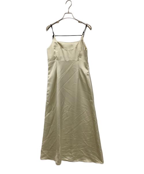 FRAY ID（フレイ アイディー）FRAY ID (フレイ アイディー) カーデセットリボンショルダーワンピース ベージュ サイズ:1 未使用品の古着・服飾アイテム