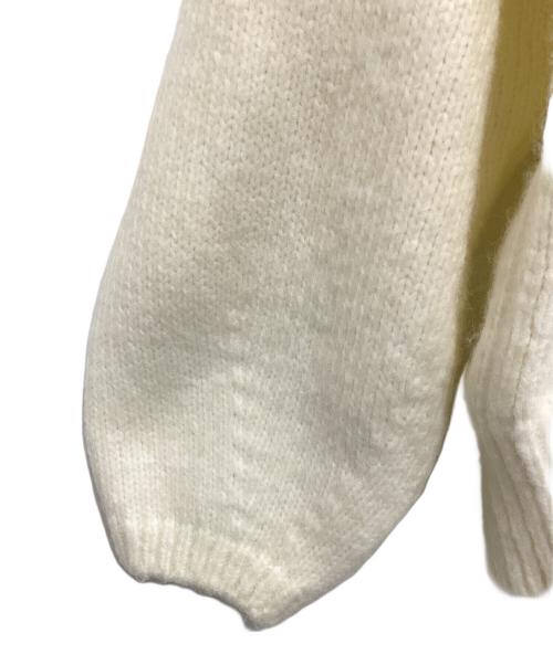 FRAY ID（フレイ アイディー）FRAY ID (フレイ アイディー) カーデセットリボンショルダーワンピース ベージュ サイズ:1 未使用品の古着・服飾アイテム