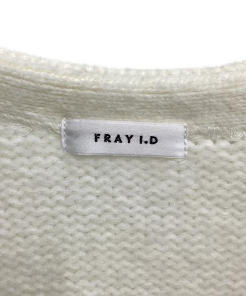 FRAY ID（フレイ アイディー）FRAY ID (フレイ アイディー) カーデセットリボンショルダーワンピース ベージュ サイズ:1 未使用品の古着・服飾アイテム