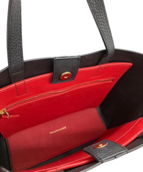 MAISON de SABRE（メゾン ド サブレ）MAISON de SABRE (メゾン ド サブレ) スモールソフトトート ブラックの古着・服飾アイテム