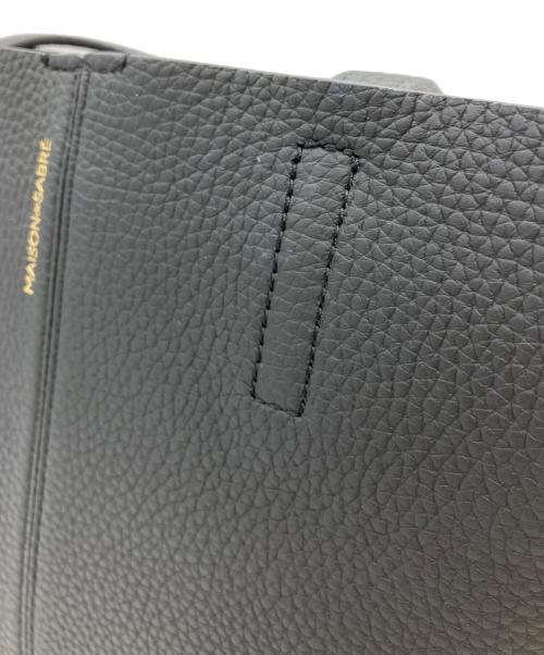 MAISON de SABRE（メゾン ド サブレ）MAISON de SABRE (メゾン ド サブレ) スモールソフトトート ブラックの古着・服飾アイテム